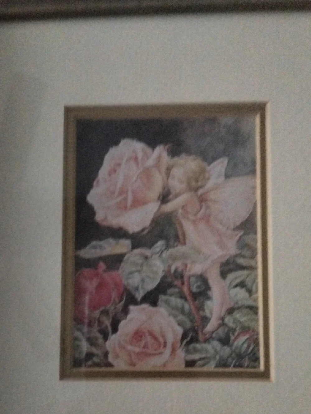 Gold Framed Floral Art Print - Home Accents
